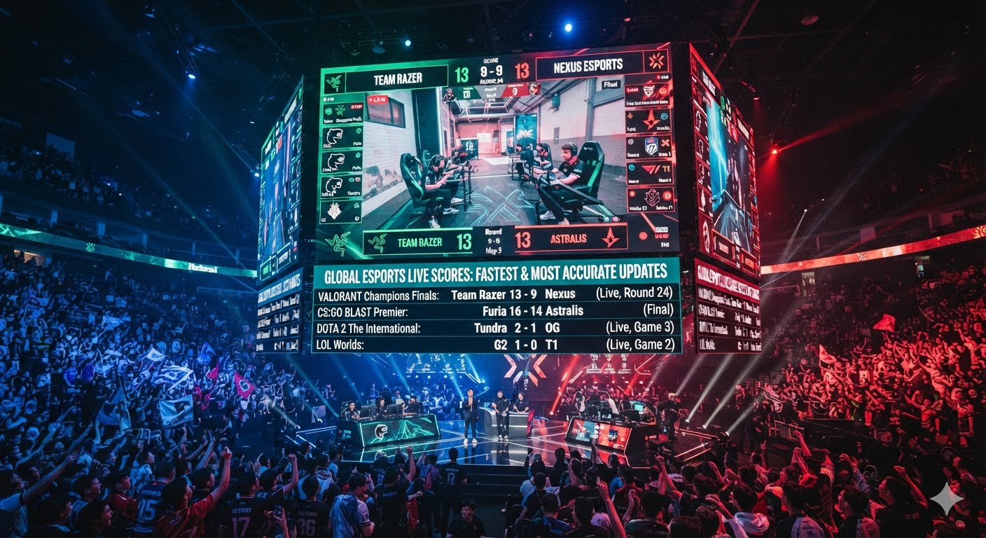 tỷ số trực tiếp esport